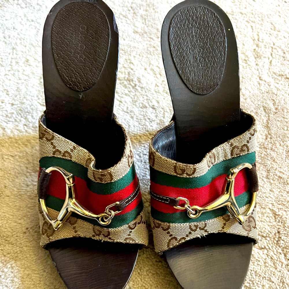 Gucci Vintage Sandals Size 7 1/2